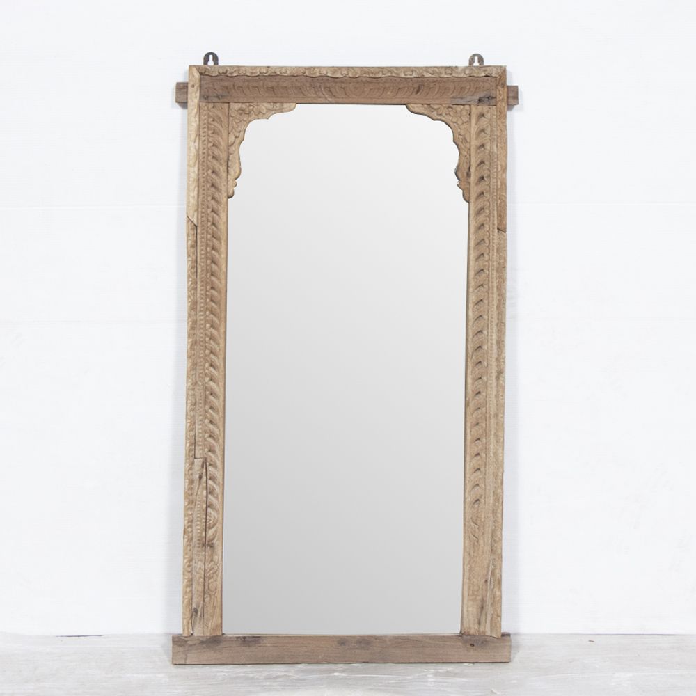 Indian Window Mirror From Shekhawati - 19th Century