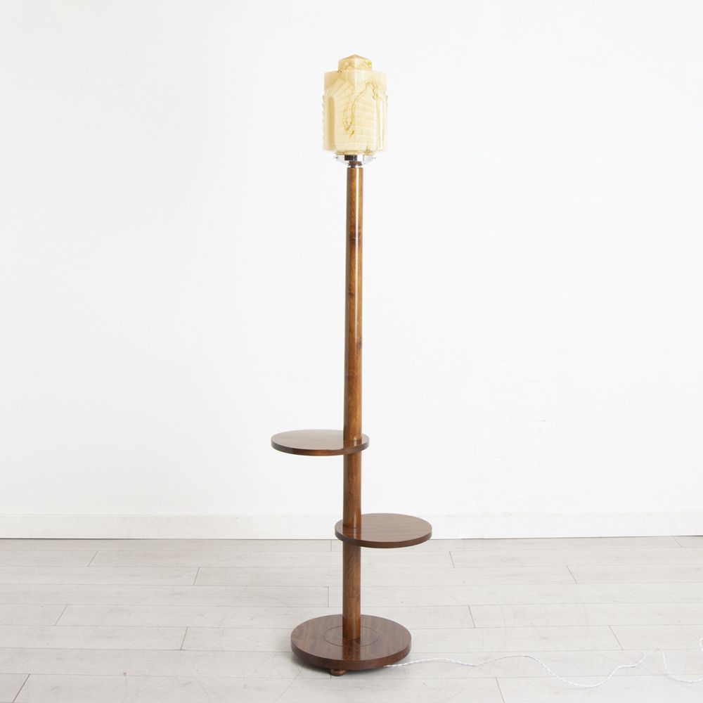 Art deco style floor lamp sale