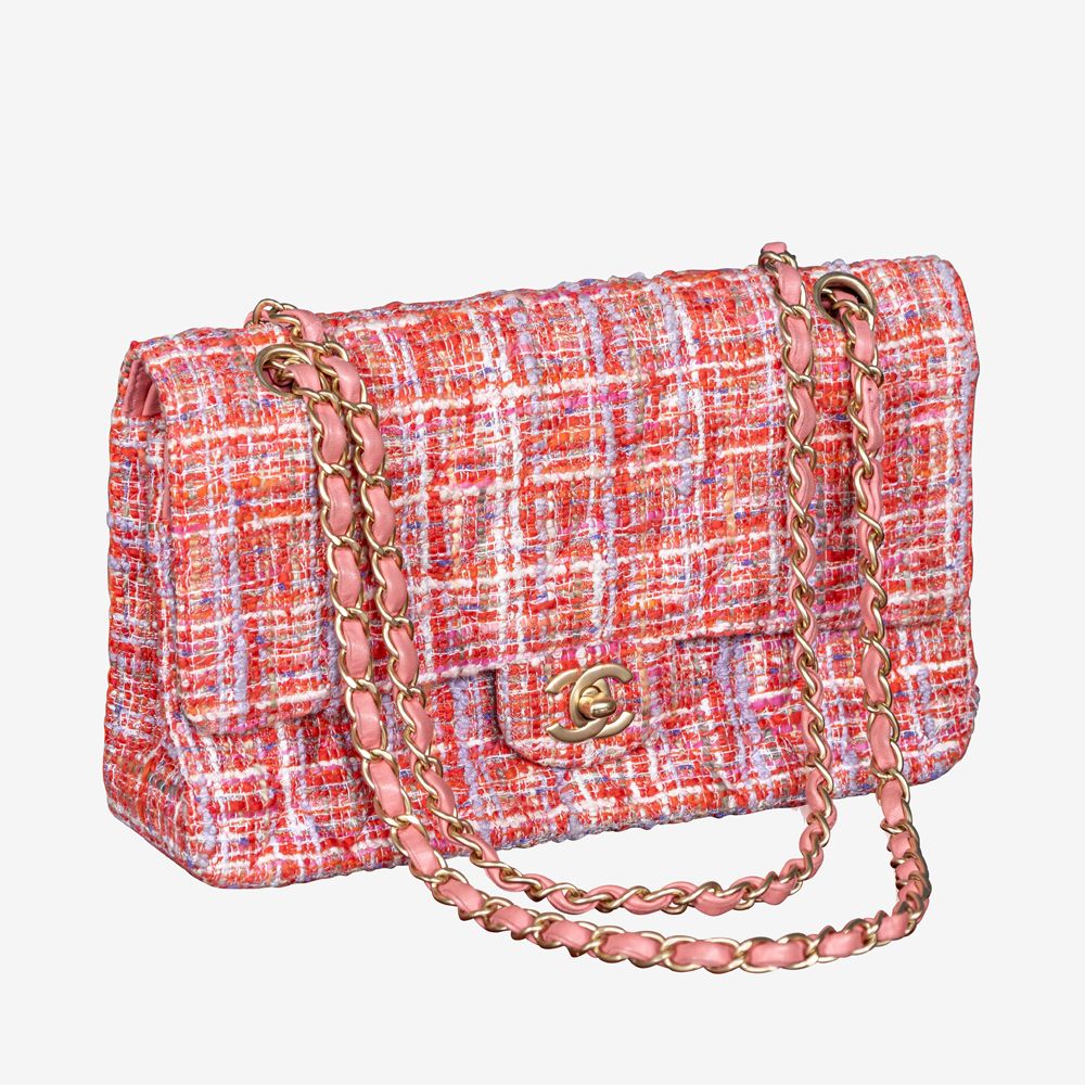 Chanel tweed flap bag store
