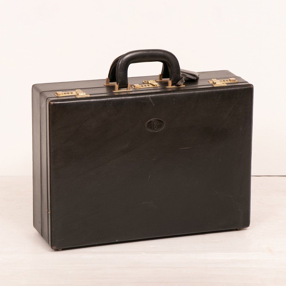 Italian Double Opening Vintage Suitcase by Bally
