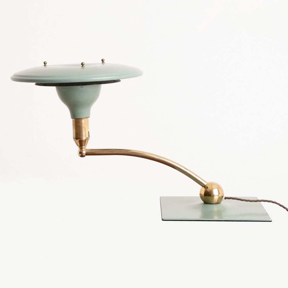 Vintage flying saucer lamp best sale