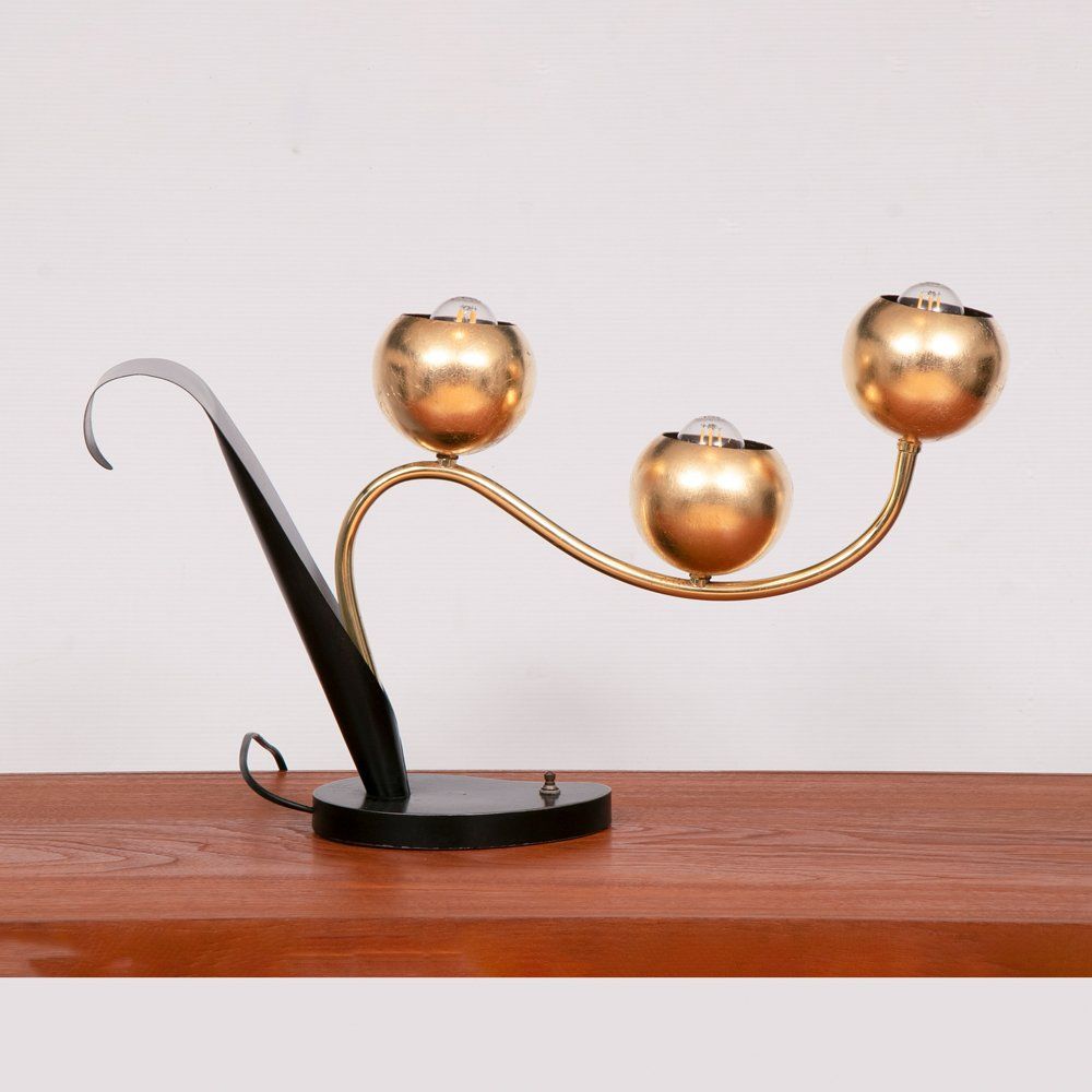 Mid century tulip lamp best sale