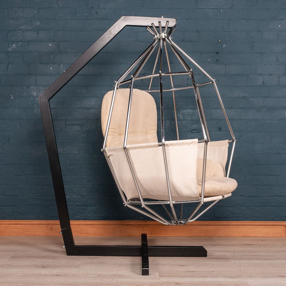 Vintage Parrot Cage Chair by Ib Arberg c.1970