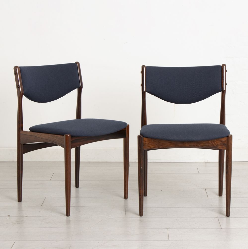 Set of 8 Midcentury Rosewood Dining Chairs