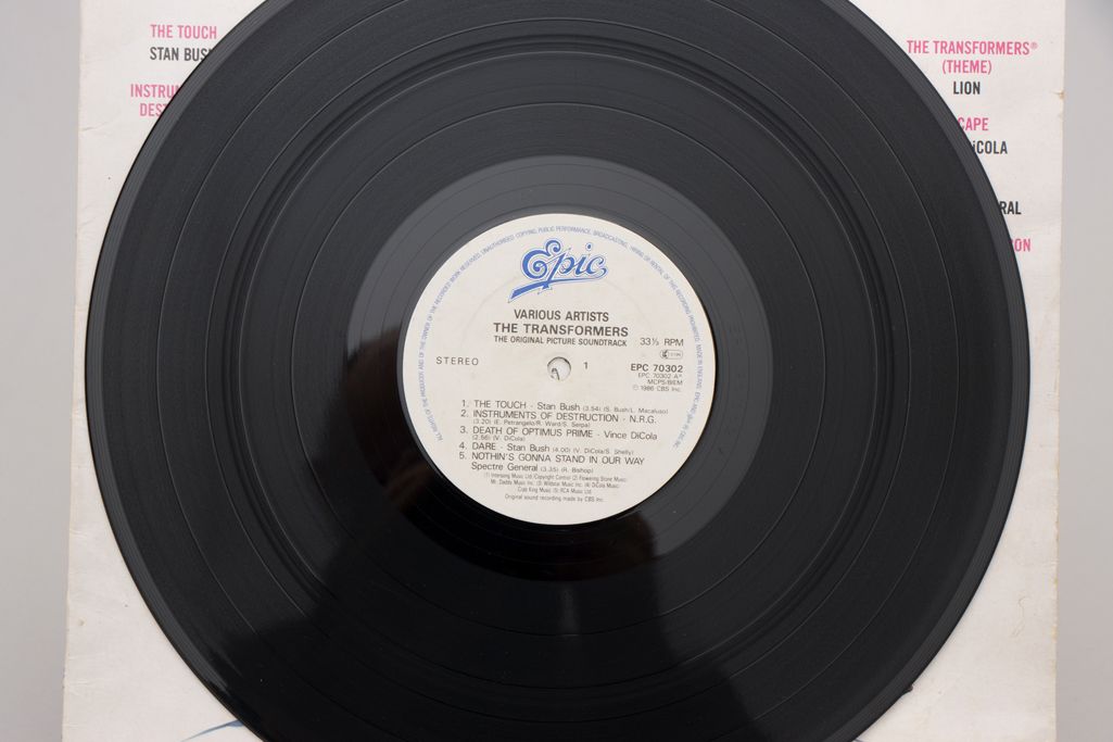 Transformers Movie Soundtrack 1986 Vinyl